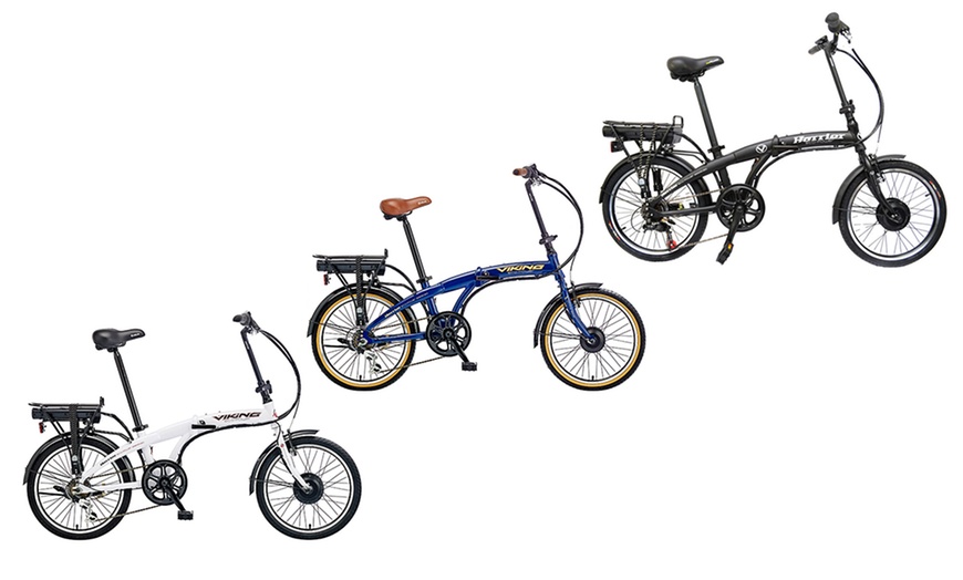 viking harrier folding electric bike