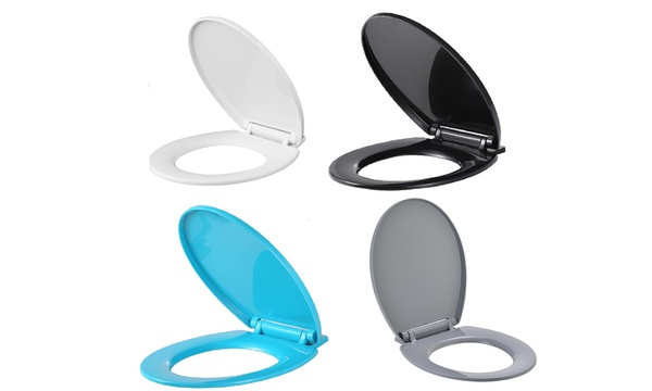 coloured soft close toilet seat