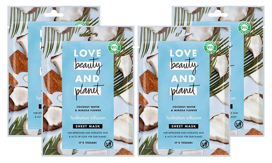 Image 6: Love Beauty and Planet Hydration Infusion Sheet Masks