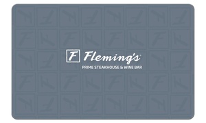 $50 eGift Card to Fleming's Prime Steakhouse & Wine Bar