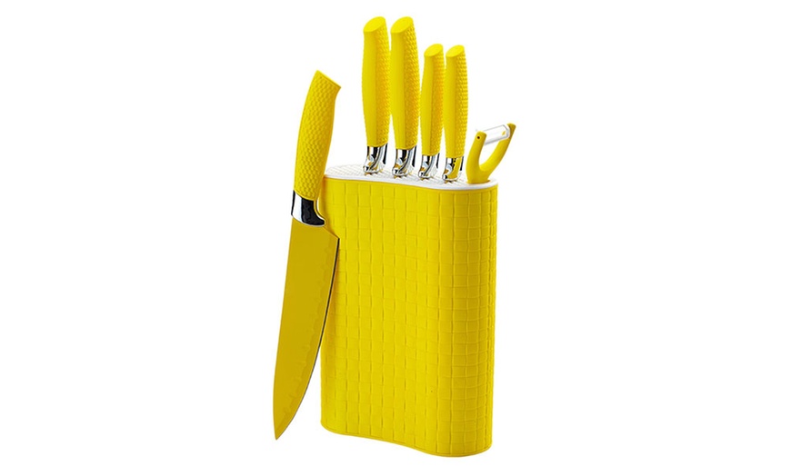 Image 6: Seven-Piece Knife Block Set