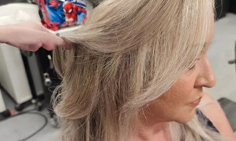 Haircut & Blow-Dry with Color or Highlights Makeover