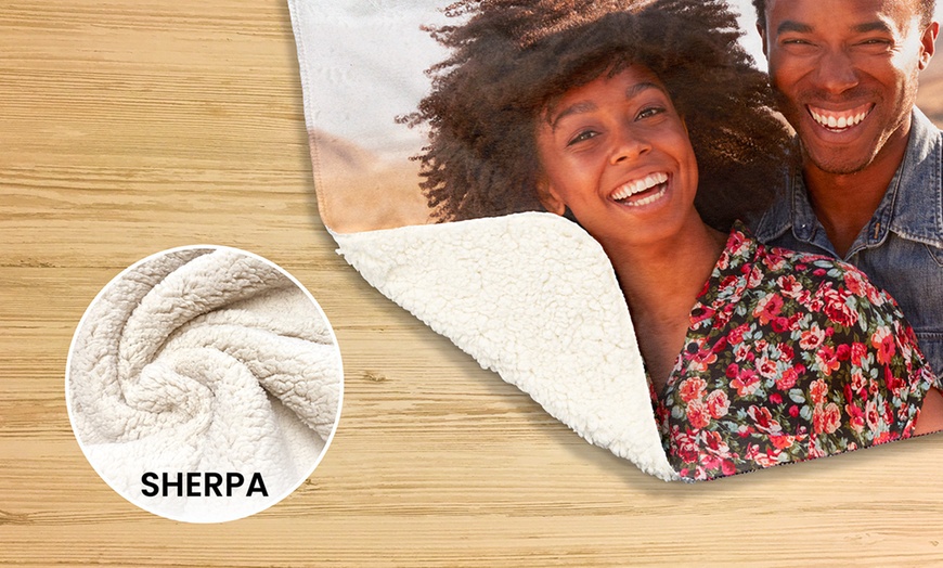 Image 9: Personalised Premium Sherpa Photo Blanket from Printerpix