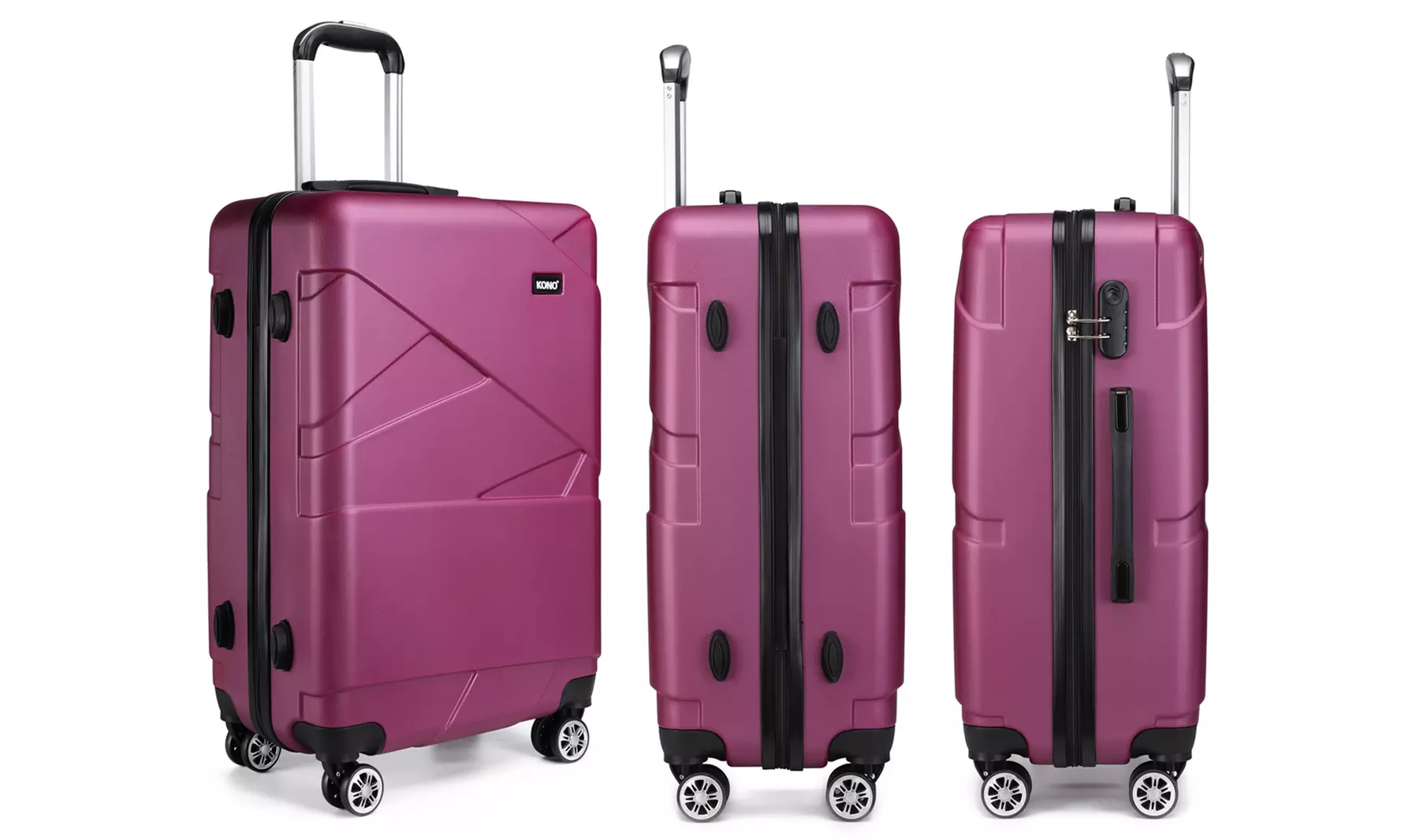 1x oder 3x Einzel- oder dreiteiliges Hartschalenkoffer-Set