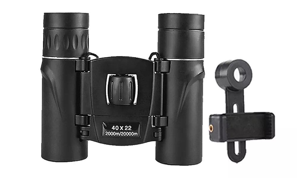 1x oder 2x Fernglas mit Smartphone-Halterung