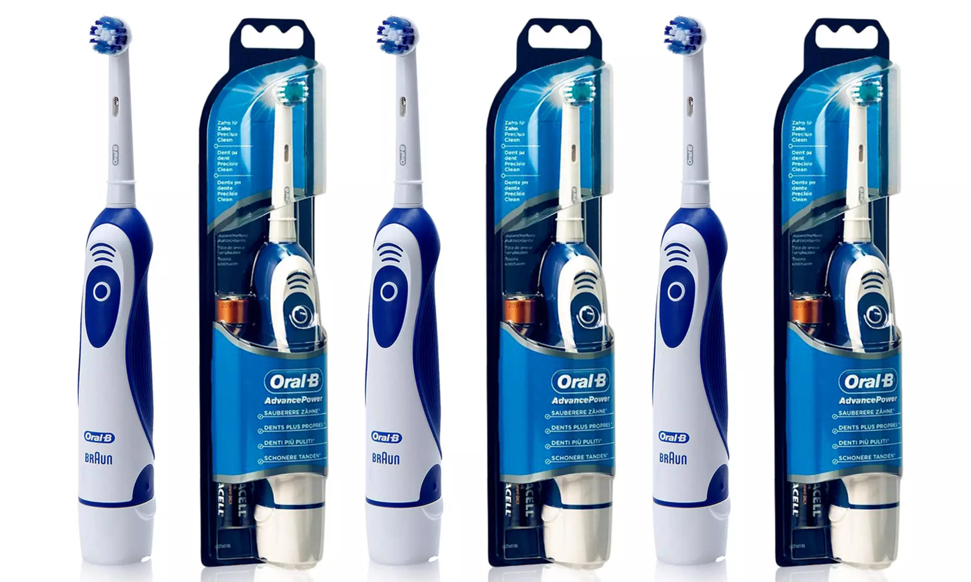 1 ou 2 brosses à dents électriques Oral B Advance Power 400 - Second Medium