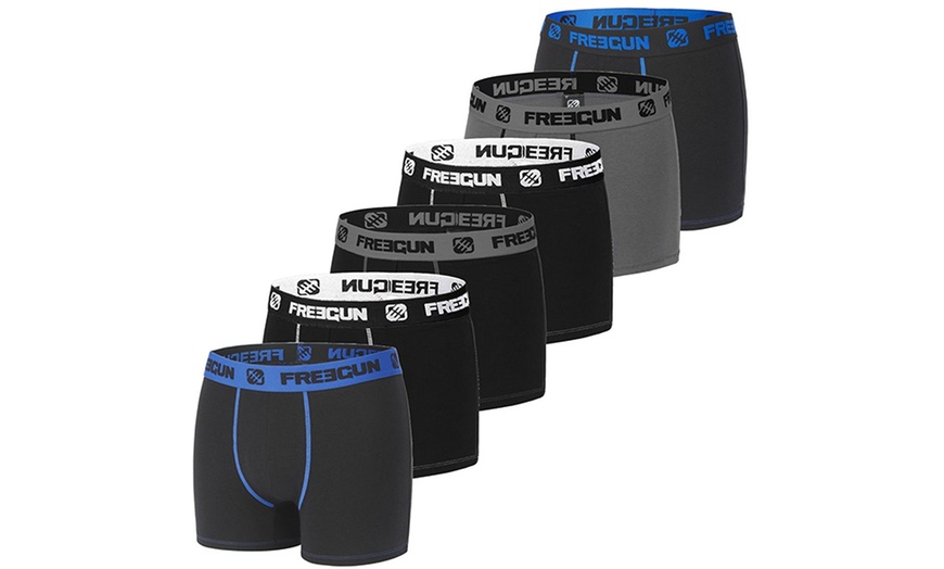 Image 2: Lot de 3, 4, 6 ou 9 boxers en coton pour homme de la marque Freegun