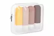 Leak Proof Squeezable Silicone Travel Bottles Kit for Toiletries - Second Medium
