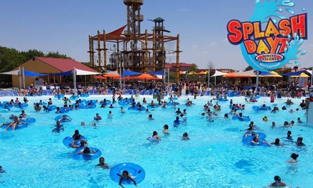 All Day Admission for 1 Person, Valid  to - Splash Dayz Water Park - White Settlement, TX