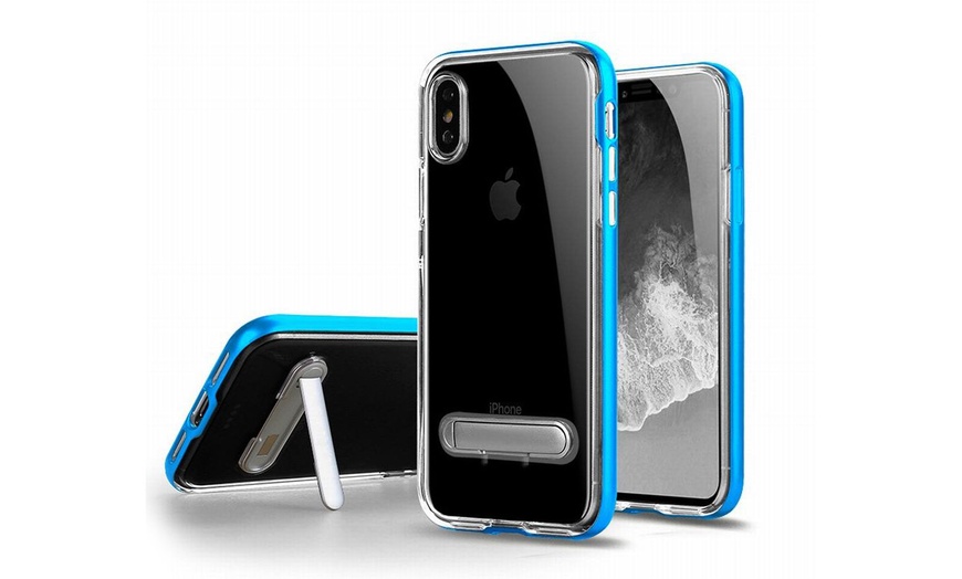 Image 7: Coque en TPU avec support intégré et 2 protecteurs d'écran