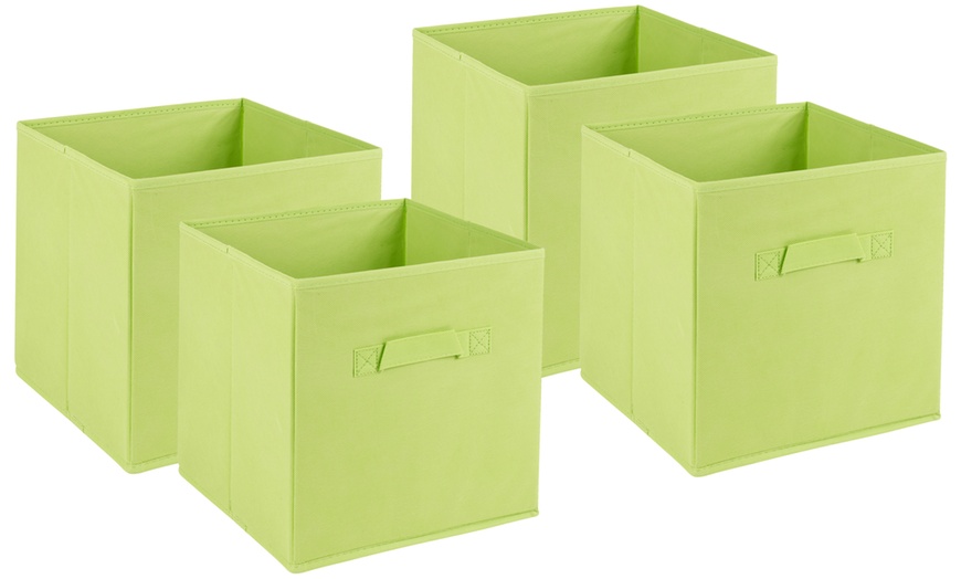 Image 19: Four-Pack of Storage Folding Boxes