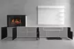 Mueble de salón con chimenea eléctrica con enví­o gratuito - Second Medium