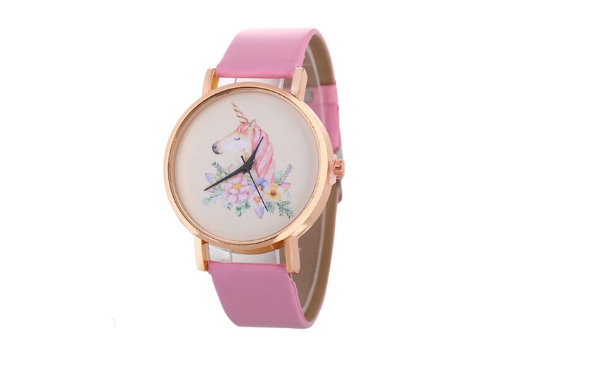 Image 4: Women's Unicorn Watch