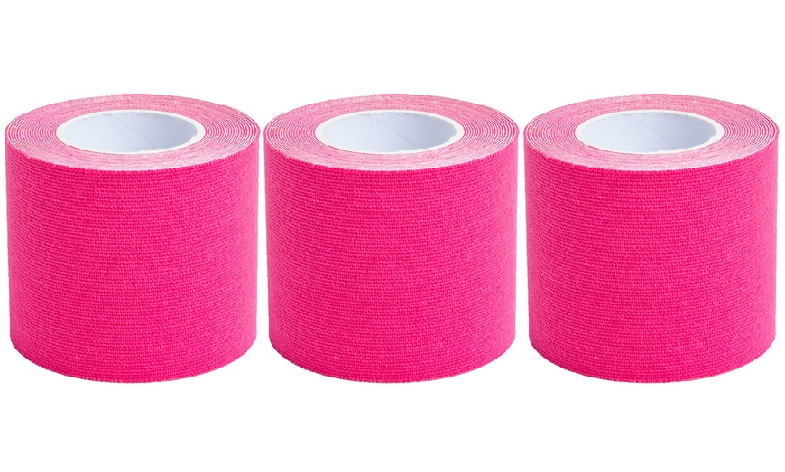 Image 20: One, Three or Six Rolls of Kinesiology Tapes