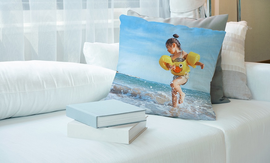 Image 8: Personalized Canvas, Linen, Faux Suede Cushions at Custom Koala