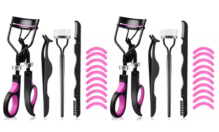 Image 4: One or Two Four-in-One Eyelash Curlers Kits