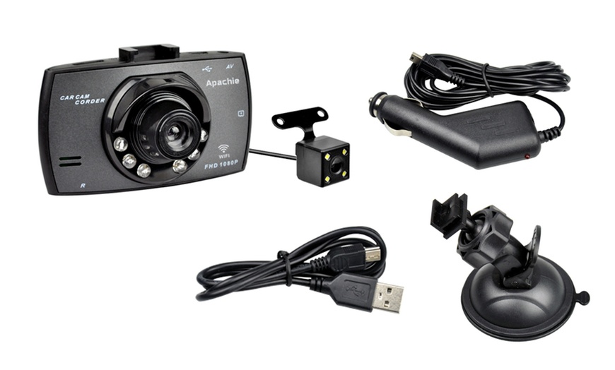 Image 4: Apachie Dual Dash Cam Full HD