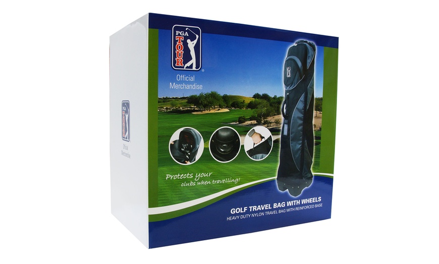 Image 3: Protective Travel Golf Bag Case