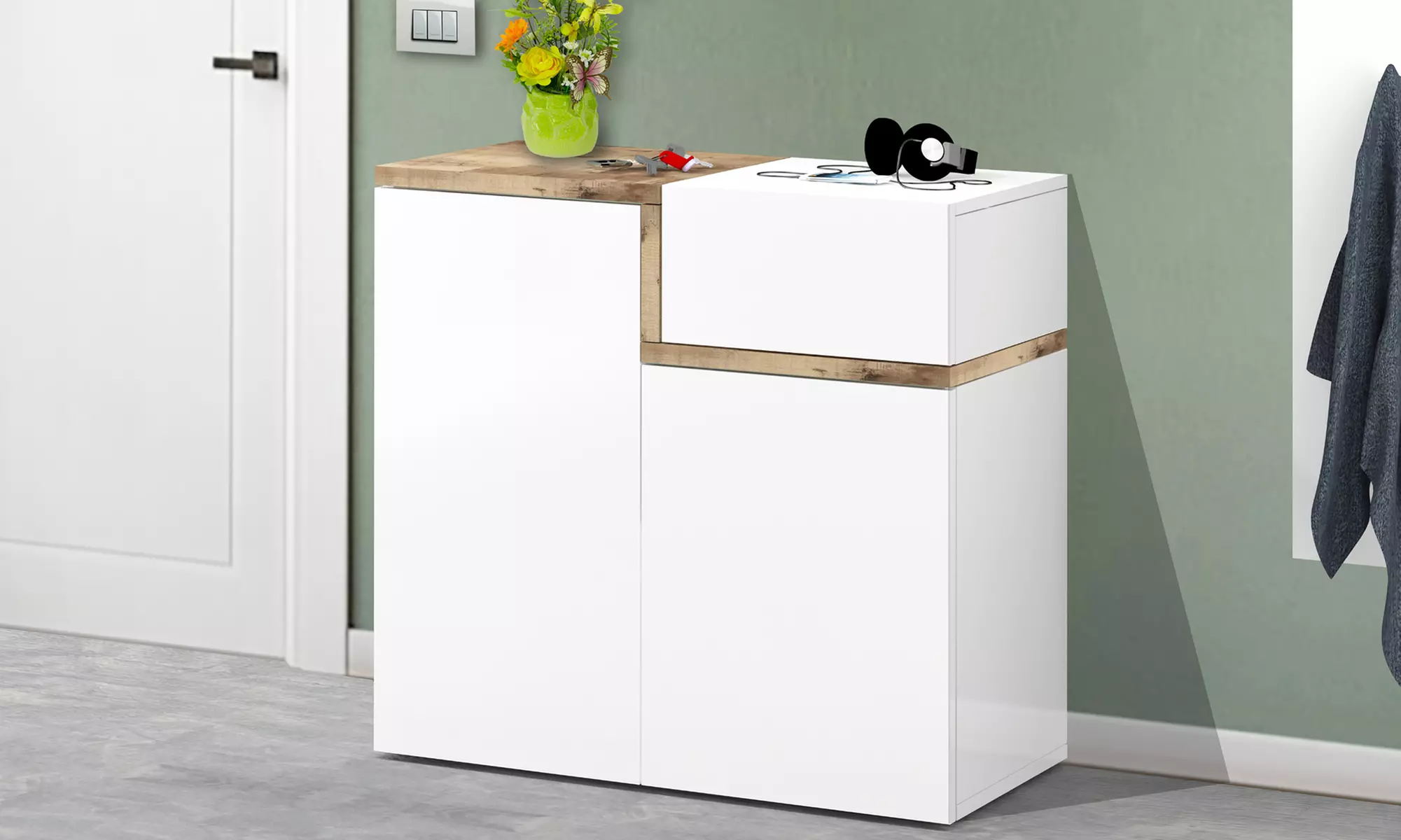 Armadietto per scarpe dal design elegante