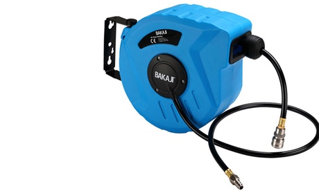 Avvolgitubo ad aria compressa con tubo disponibile in 3 lunghezze