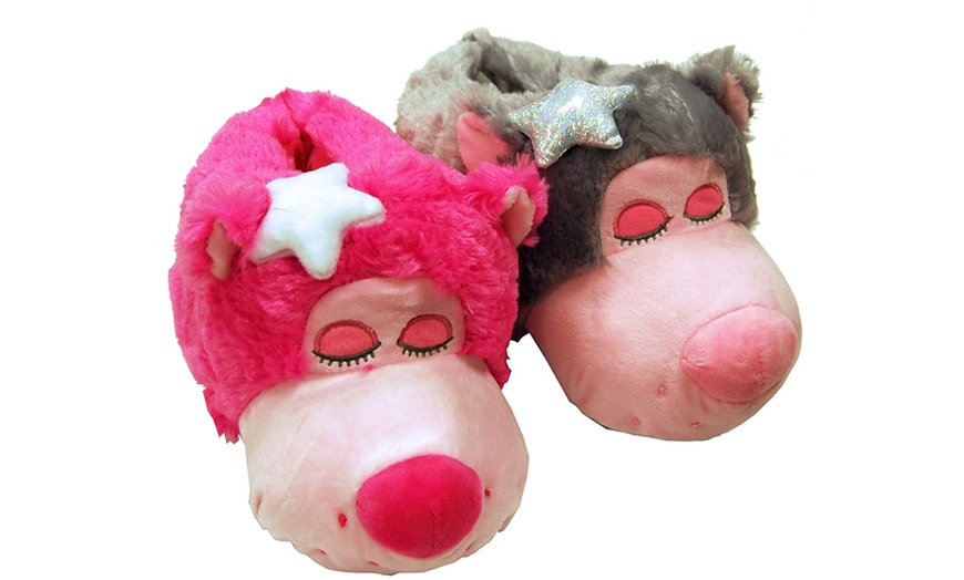 Image 5: Ciabatte moppa in peluche