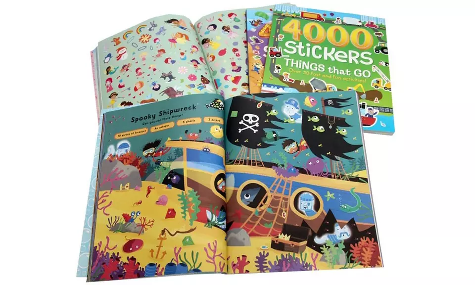 Sticker Book Set (4-Pack) - Second Medium