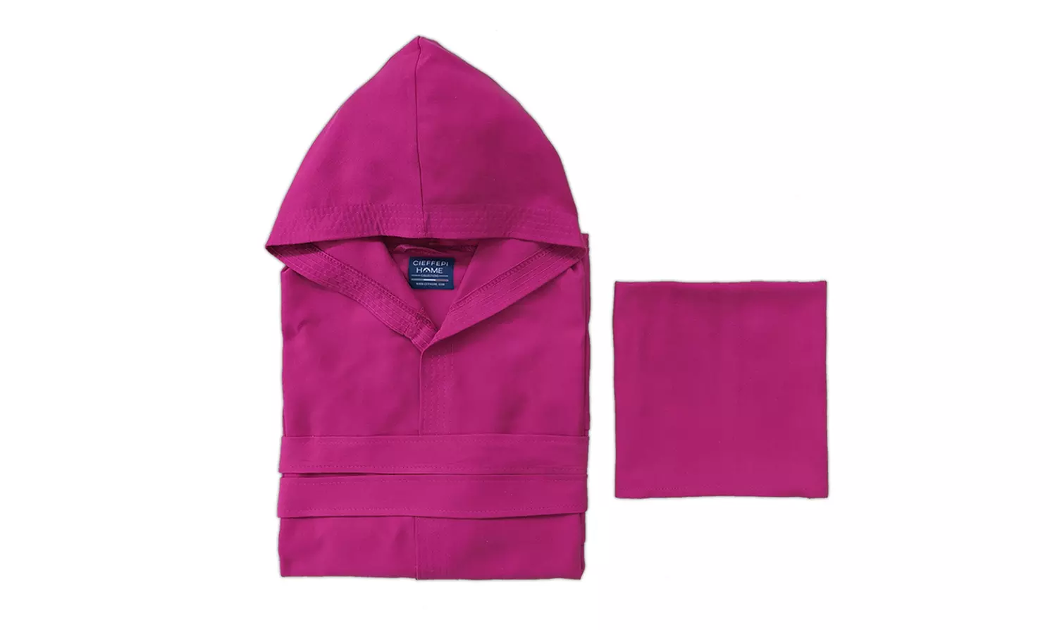 Set Accappatoio + telo in microfibra unisex