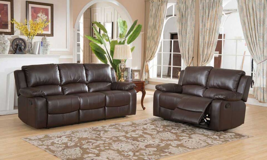 Image 1: Daytona Reclining Sofa Set