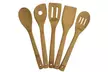 Diamond Home Bamboo Cooking Utensils with Spoons and Holders Sets - Second Medium