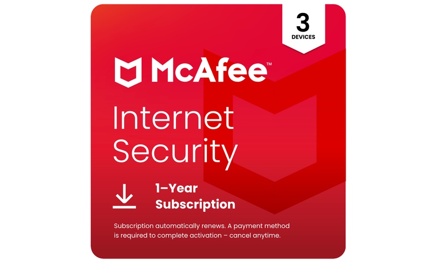 Image 3: McAfee Internet Security 1 or 3 Devices | 1-or 2-years