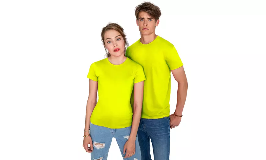 Image 12: Pak van 10 basic t-shirts met verschillende kleuren
