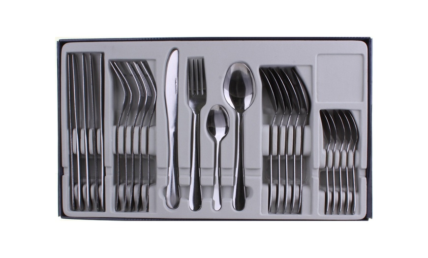 Image 2: 24-Piece Cutlery Sets