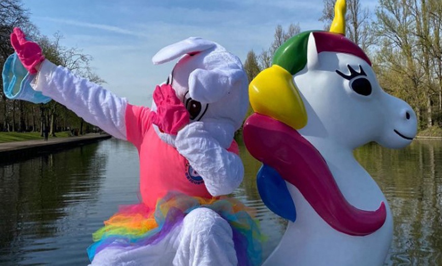 Image 4: Unicorn Boat Ride at The Magical Unicorn Lake