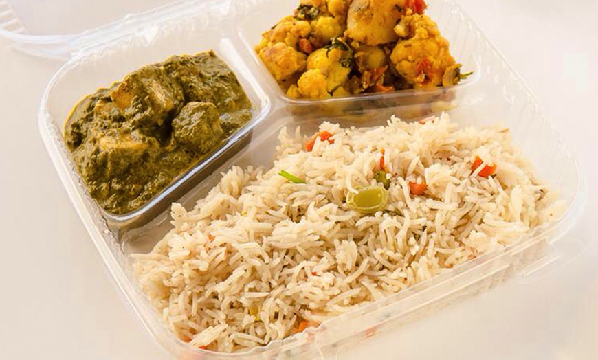 Image 1: Indian Curry Box and Drink