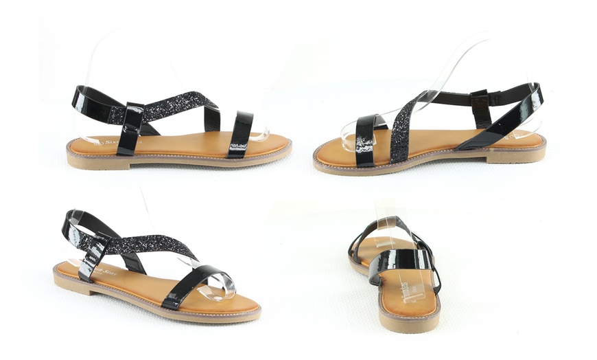 Image 2: Women's Glitter Sandals