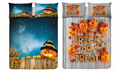Copripiumino con stampa Halloween disponibile 2 misure e 2 modelli