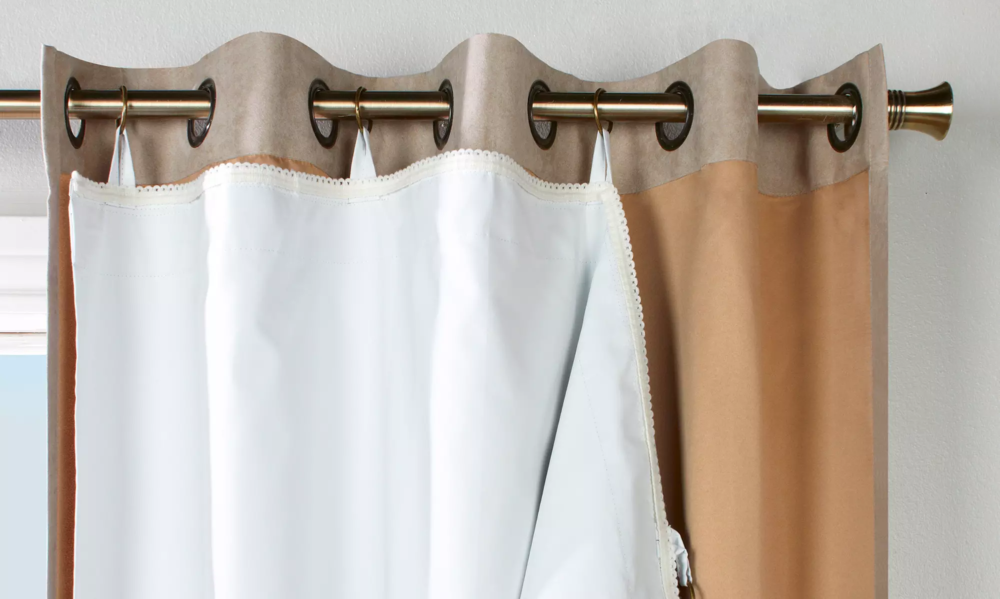 Blackout Curtain Liner Pair (Multiple Sizes Available) - Primary Image