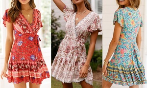 Women's Floral Mini Dress