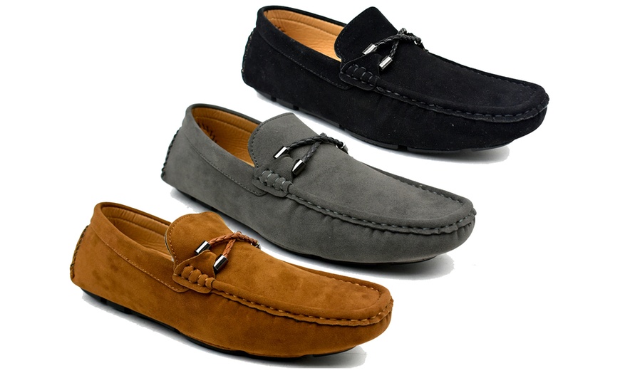 Image 1: Men's Crossover Loafers