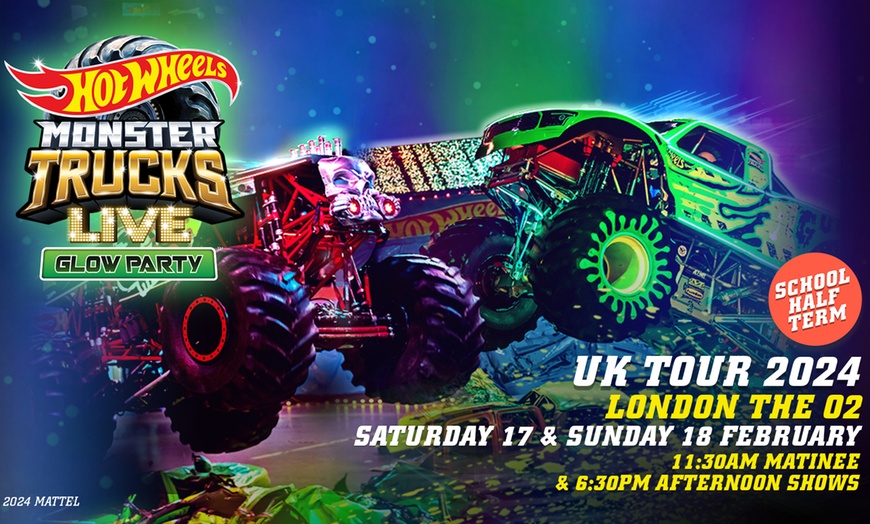 Image 4: Ultimate Glow Party with Hot Wheels Monster Trucks Live in the UK!