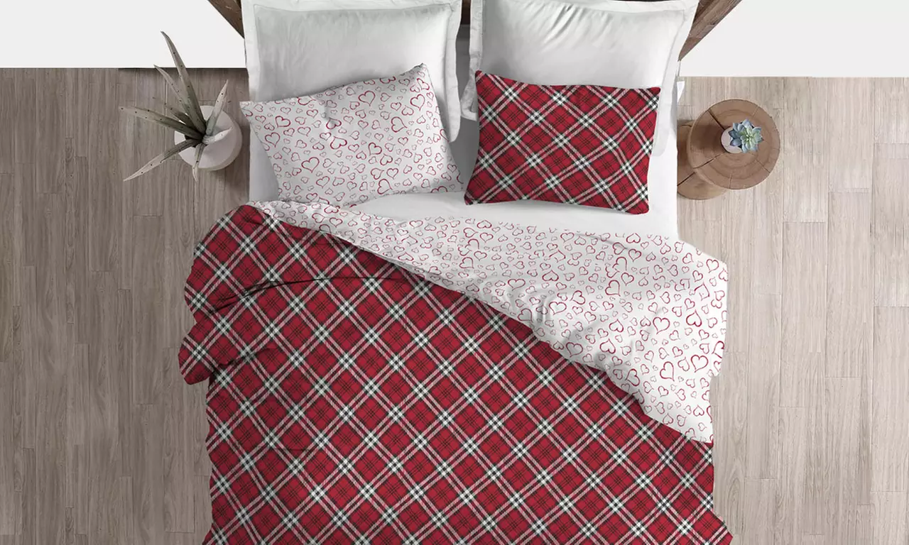 Copripiumino in fantasie invernali e tirolesi