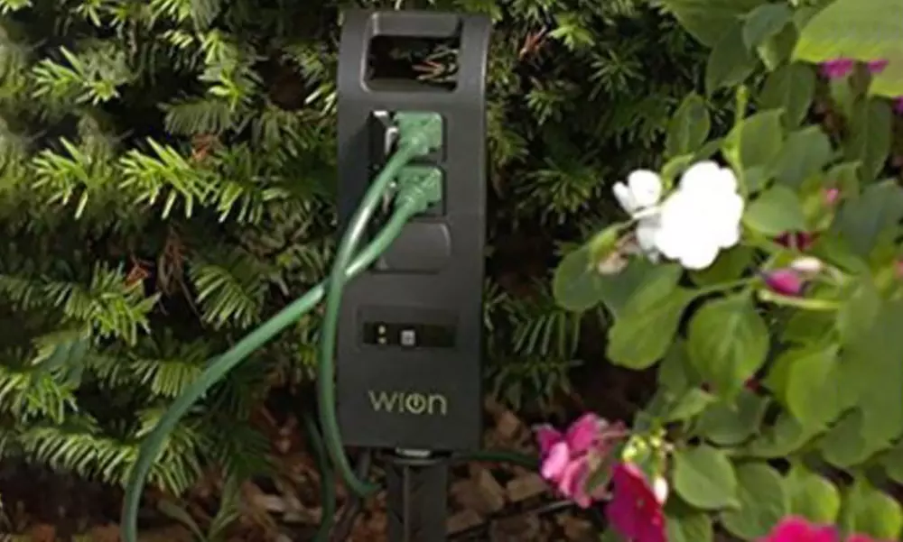 WiOn 50063 Programmable Wifi Timers with Indoor Outlet and Outdoor Yard Stake - Second Medium