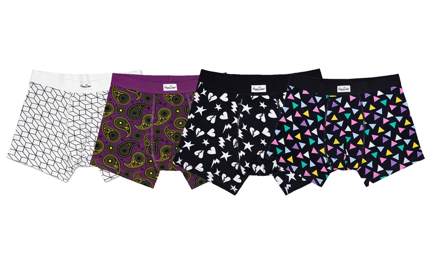 Image 6: 4-pack Happy Socks Boxer Shorts