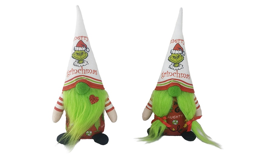 Image 4: One or Two Christmas Grinch Gonk Decorations