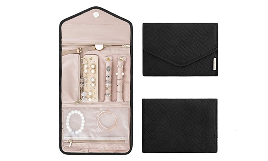 Image 5: Foldable Jewellery Organiser with Five Compartments