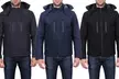 Tahari Men's Waterproof Wool Jacket with Detachable Hood (Size M) - Second Medium
