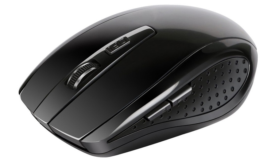 Image 2: Ergonomic Wireless Optical Mouse
