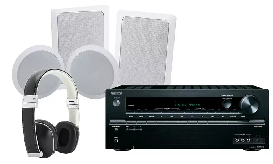 Onkyo 7.2-Channel Network Receiver with Dolby Atmos Headphones and MTX Musica Speakers - Primary Image