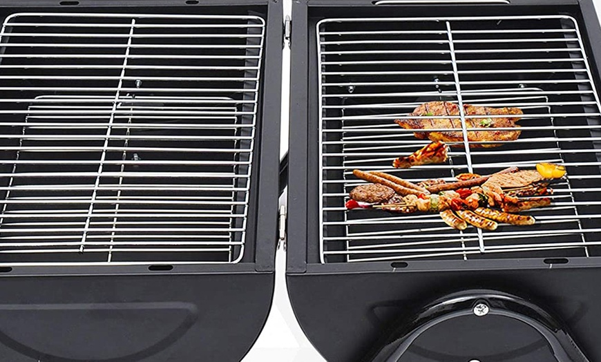 Image 4: Outsunny Portable BBQ Grill Range