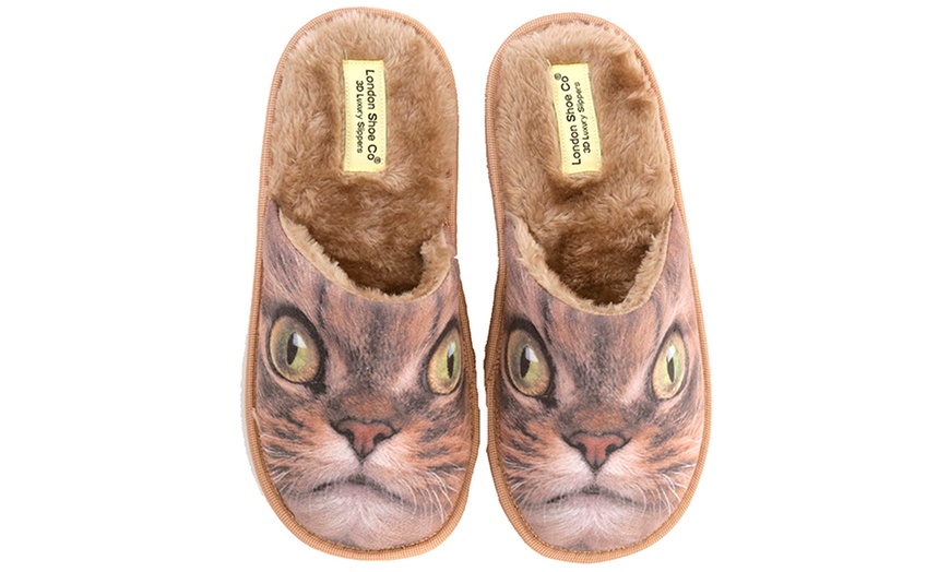 Image 4: Women's Animal-Print Slippers